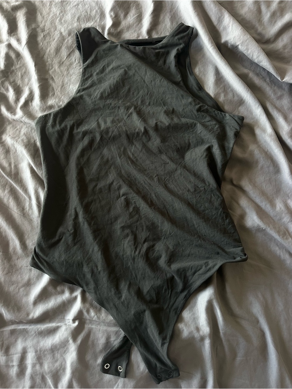 SKIMS Black Sleeveless High-Neck Bodysuit
